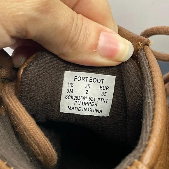 Sperry Port Boot in Brown and Dark Gray - Picture 4 of 5